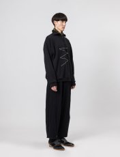 画像4: Sasquatchfabrix. [サスクワッチファブリックス]TALISMAN HALF ZIP SWEATSHIRT[Black]  (4)