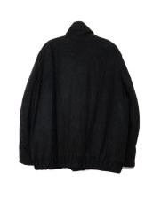 画像2: URU [ウル] ZIP UP BLOUSON [BLACK] (2)