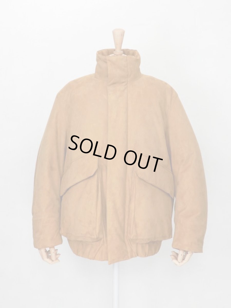 画像2: URU [ウル] ZIP UP BLOUSON [Camel] (2)