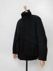 画像4: URU [ウル] ZIP UP BLOUSON [BLACK] (4)