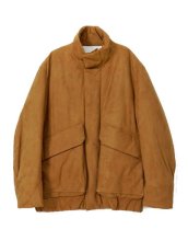 画像1: URU [ウル] ZIP UP BLOUSON [Camel] (1)