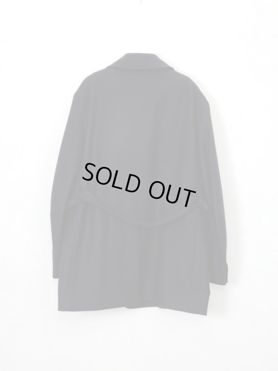 画像2: [SALE 40%OFF]URU [ウル] SHAWL COLLAR JACKET [NAVY] (2)