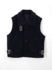 画像2: URU [ウル] BOA VEST [NAVY] (2)