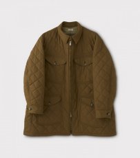 画像1: PHIGVEL [フィグベル] Quilting Smock Coat [Brown Khaki] (1)