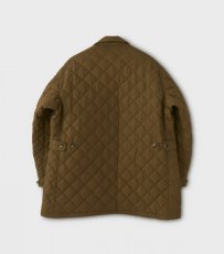 画像2: PHIGVEL [フィグベル] Quilting Smock Coat [Brown Khaki] (2)