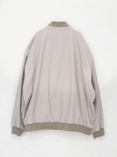 画像2: [SALE 40%OFF]URU [ウル] OVERSIZED ZIP UP BLOUSON-22SNC01 [L GRAY] (2)