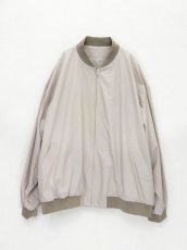 画像1: [SALE 40%OFF]URU [ウル] OVERSIZED ZIP UP BLOUSON-22SNC01 [L GRAY] (1)