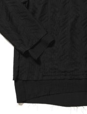 画像4: Sasquatchfabrix. [サスクワッチファブリックス] TRIBAL LACE L/S HOODIE [BLACK]  (4)