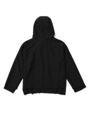 画像2: Sasquatchfabrix. [サスクワッチファブリックス] TRIBAL LACE L/S HOODIE [BLACK]  (2)