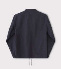 画像2: PHIGVEL [フィグベル] C/L Stand Collar Jacket [Ink Navy] (2)