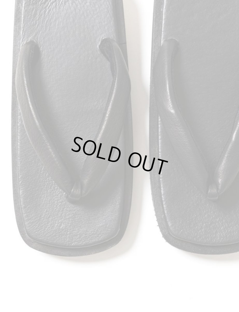 画像2: [SALE40%OFF]Sasquatchfabrix. [サスクワッチファブリックス] GETA [BLACK]  (2)