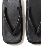 画像2: [SALE40%OFF]Sasquatchfabrix. [サスクワッチファブリックス] GETA [BLACK]  (2)