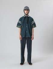 画像6: Sasquatchfabrix. [サスクワッチファブリックス] TRIMMING BASEBALL H/S SHIRT [Blue Green]  (6)