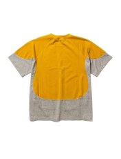 画像2: Sasquatchfabrix. [サスクワッチファブリックス] TRIMMING SWEATSHIRT [MUSTARD]  (2)