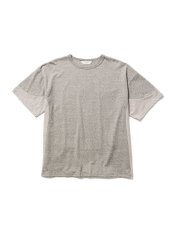 画像2: Sasquatchfabrix. [サスクワッチファブリックス] TRIMMING H/S T-SHIRT [ASH GRAY]  (2)