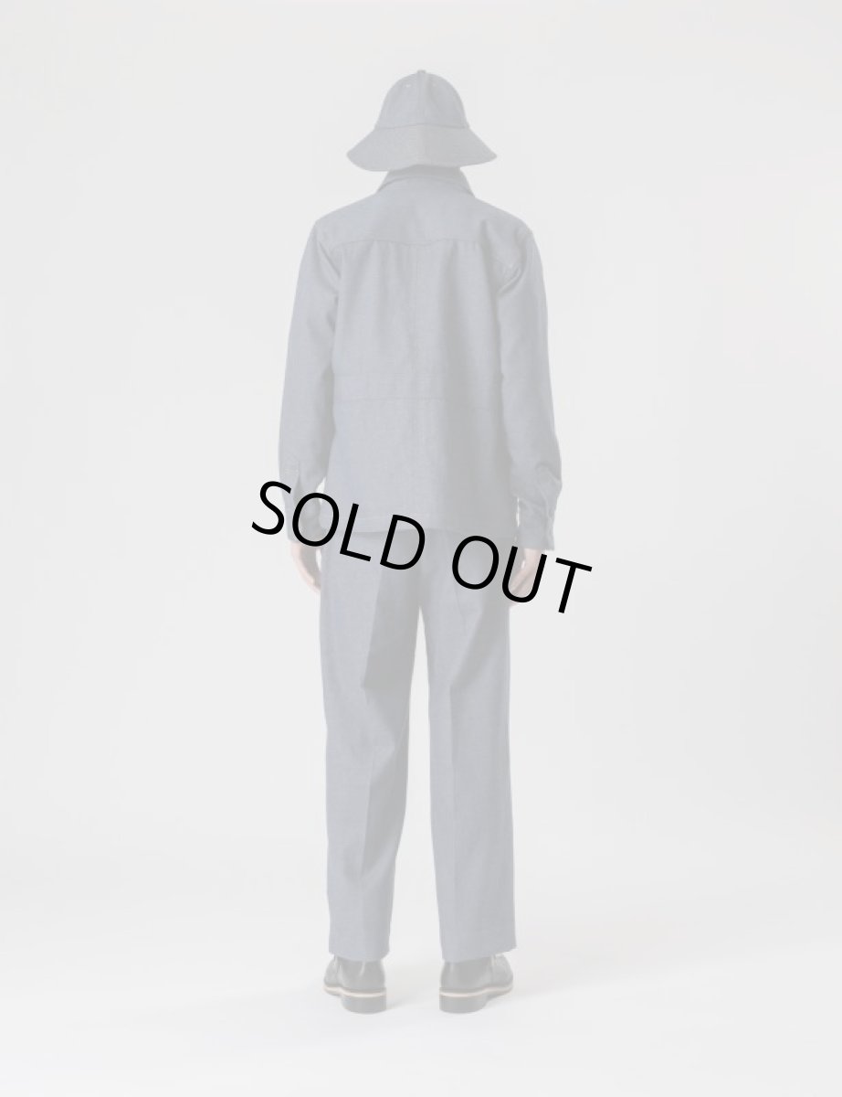 画像6: [SALE 40%OFF]Sasquatchfabrix.  [サスクワッチファブリックス] DENIM PIPED STEM SLACKS [Indigo Navy]  (6)