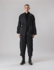 画像4: Sasquatchfabrix. [サスクワッチファブリックス] SALT SHRINKAGE HAORI COAT [charcoal]  (4)