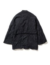 画像2: Sasquatchfabrix. [サスクワッチファブリックス] SALT SHRINKAGE HAORI COAT [charcoal]  (2)