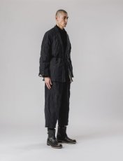 画像5: Sasquatchfabrix. [サスクワッチファブリックス] SALT SHRINKAGE HAORI COAT [charcoal]  (5)