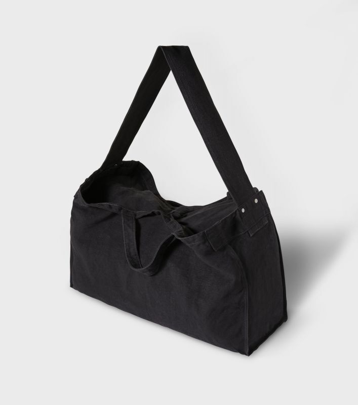 PHIGVEL LINEN NEWSPAPER BAG BLACK-eastgate.mk